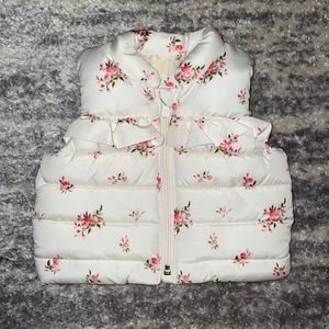 Floral Puffer Vest